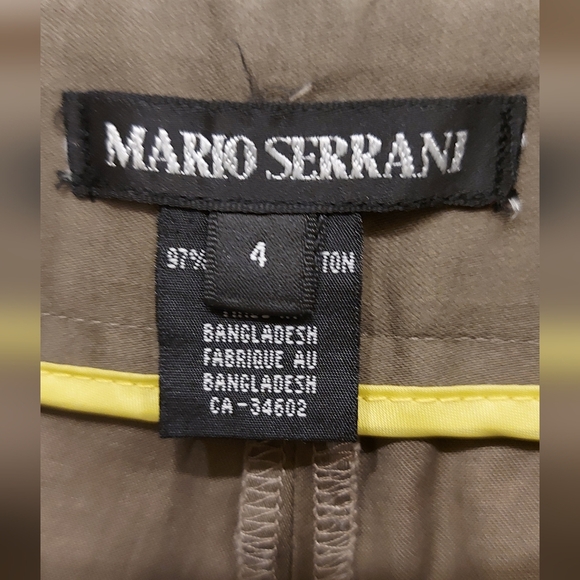 Mario Serrani Tan Boot Cut Flare Pants - Picture 2 of 5